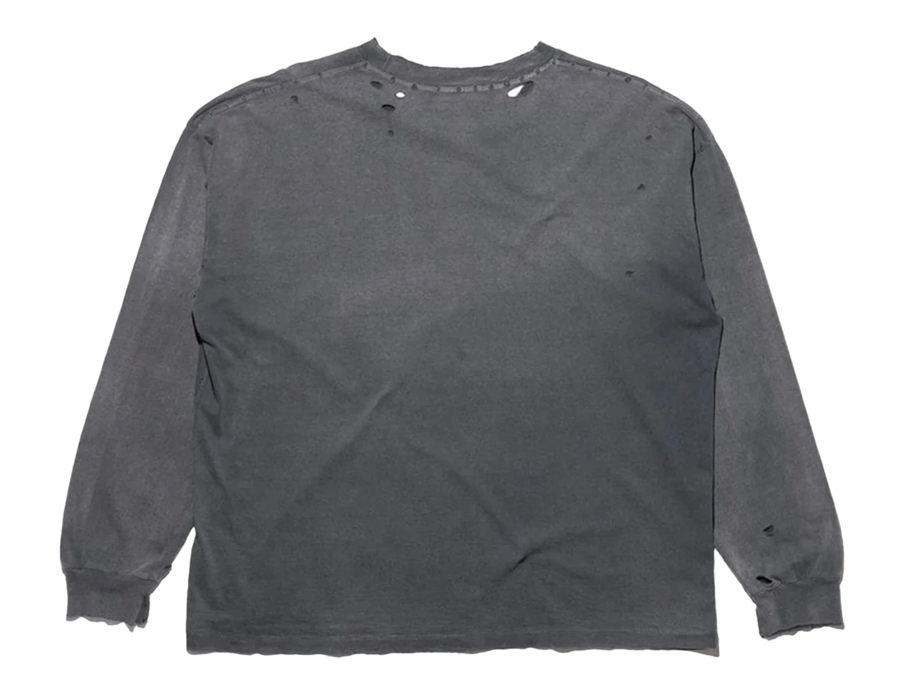 Faded Black Ghost Pocket Long Sleeve