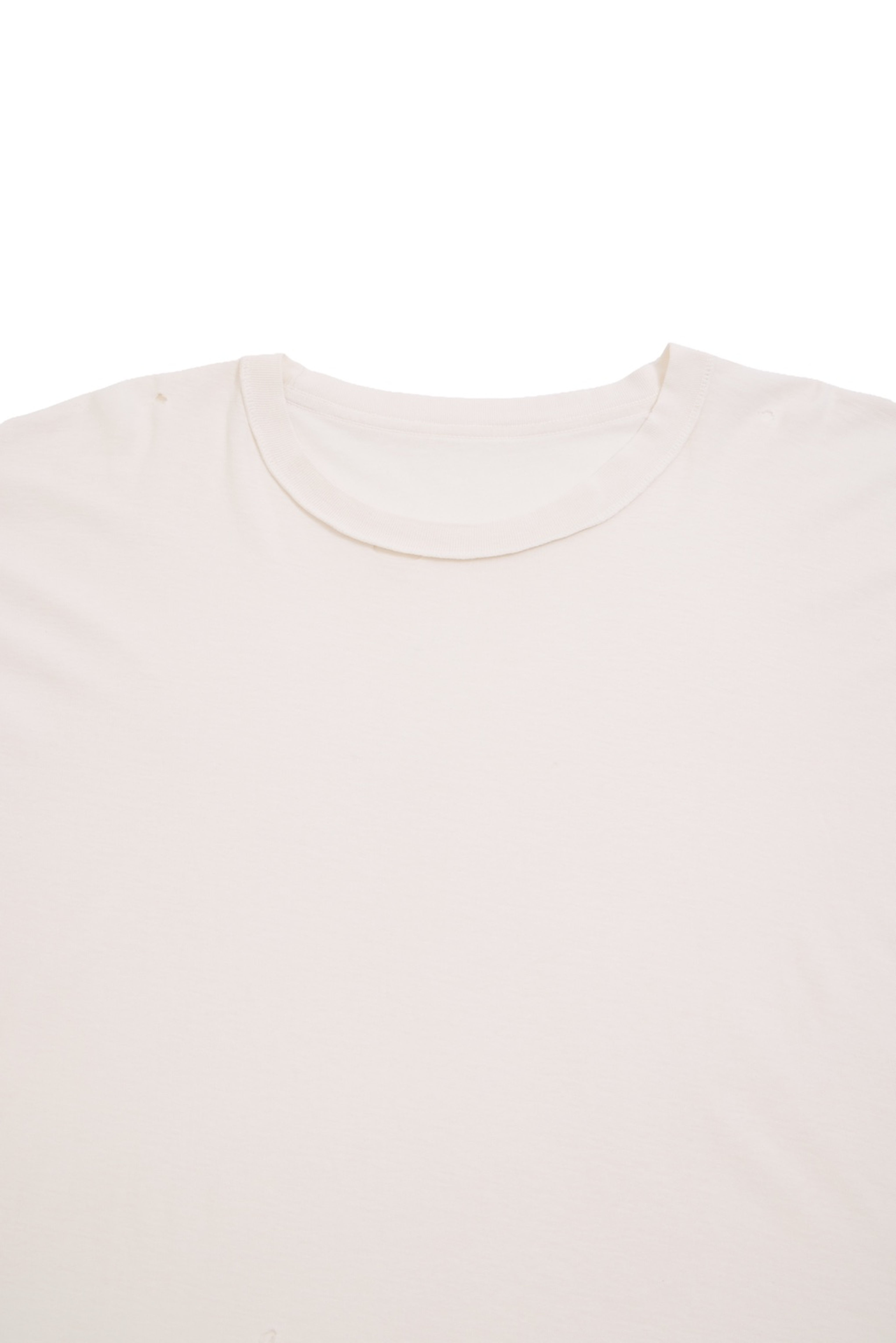 Faded White Basic Tee