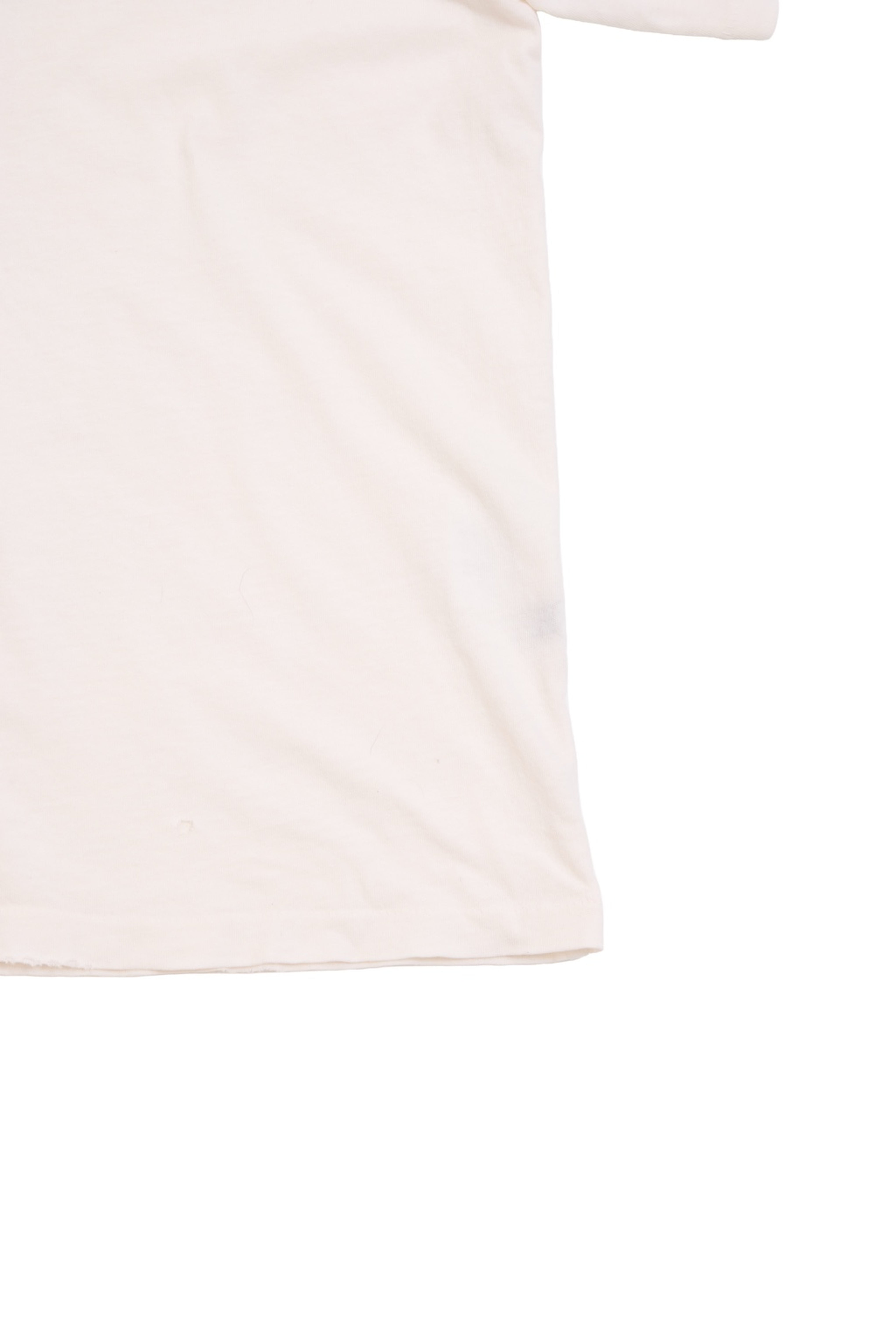 Faded White Basic Tee